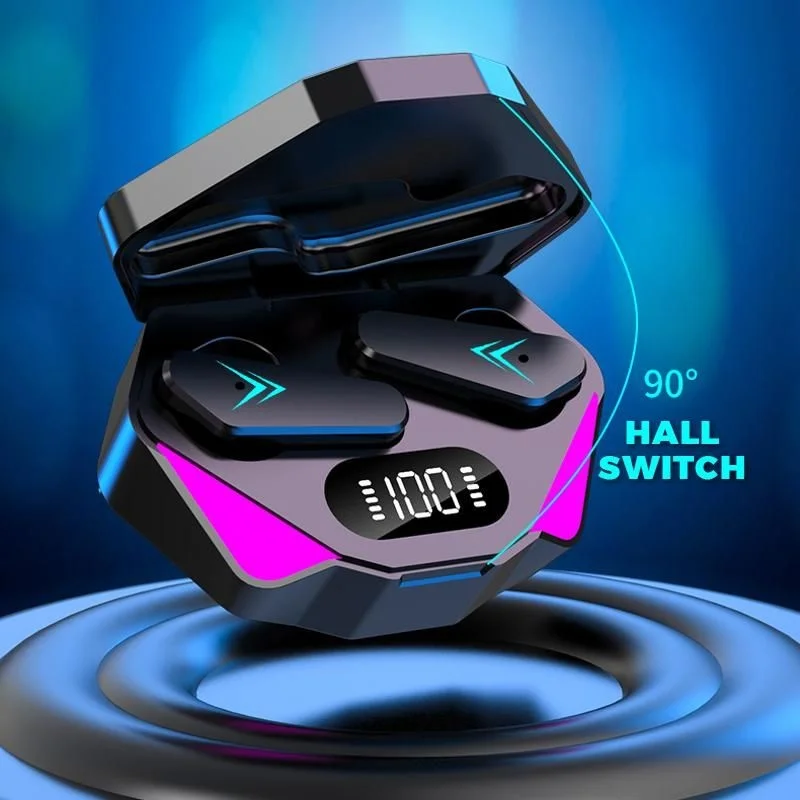 

Bluetooth Headset For Gaming 65Ms Wireless LED Stereo Sound Professional No-Delay Awesome Earphone For E-sports Game Original