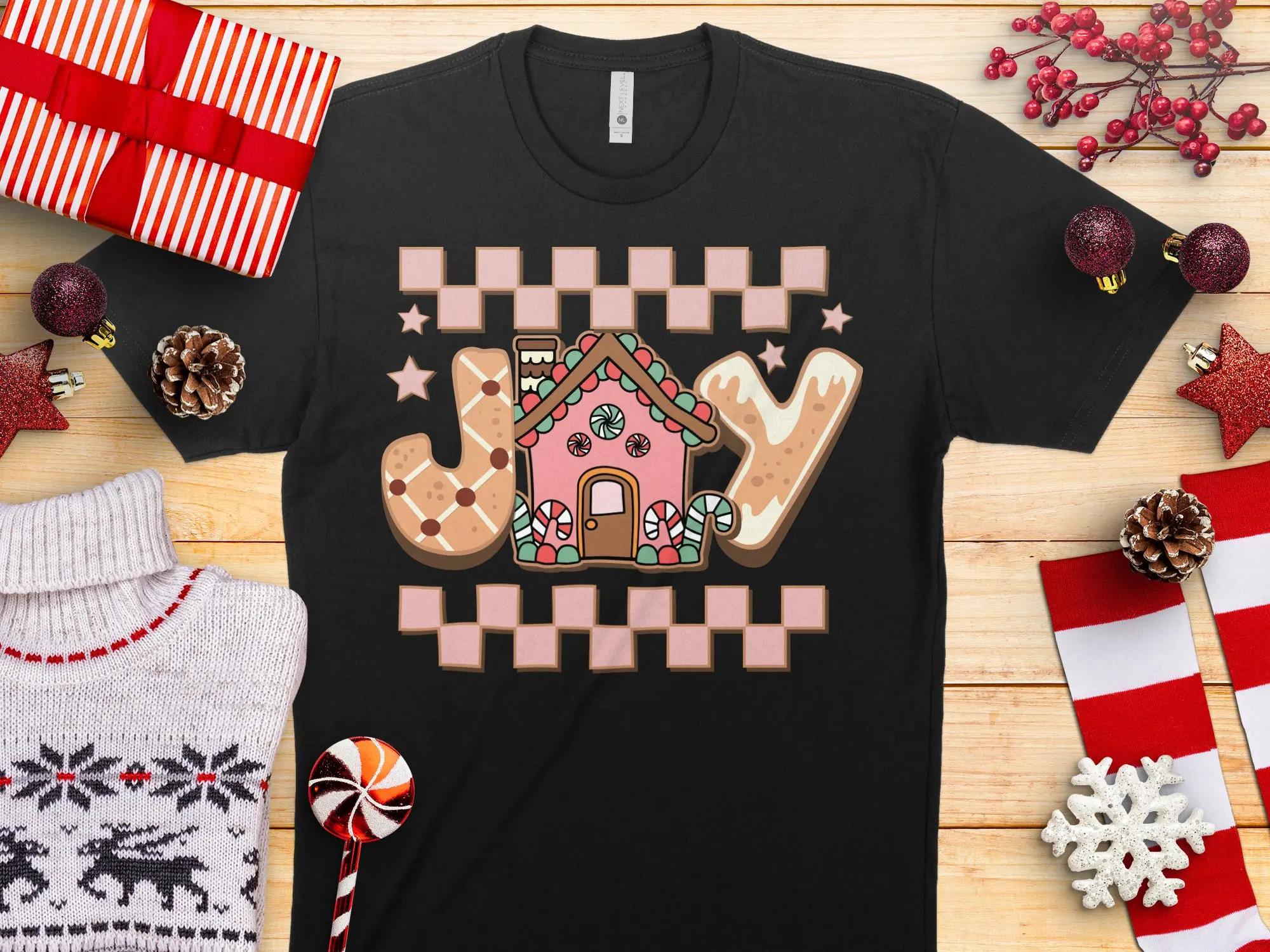 Футболка Joy Home в стиле ретро с винтажным принтом зимняя страна чудес секретный