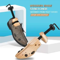 1piece unisex shoe stretcher shoes tree shaper rack adjustable wooden pumps boots expander trees size sml for women man