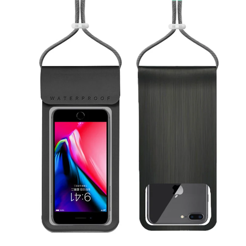 

Universal Waterproof Mobile Bag for IPhone 12 11 Pro Max 8 7 POCO X3 Xiaomi Redmi Samsung Pouch Case Waterproof Phone Bag