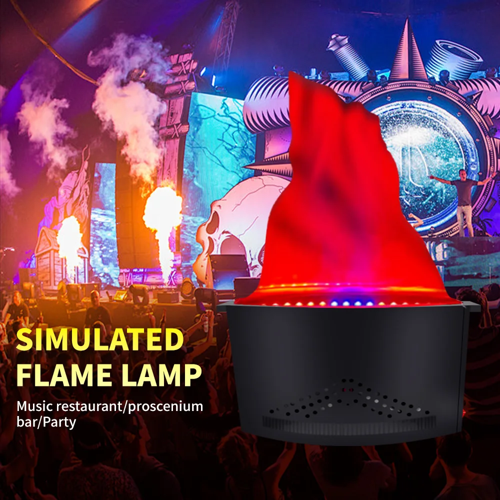 Светодиодный сценический светильник с имитацией пламени 120 Вт