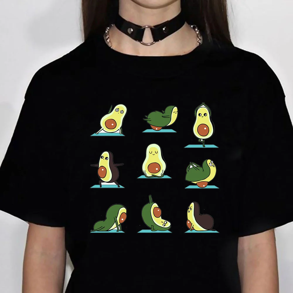 

Avocado top women funny harajuku t-shirts girl Japanese clothing