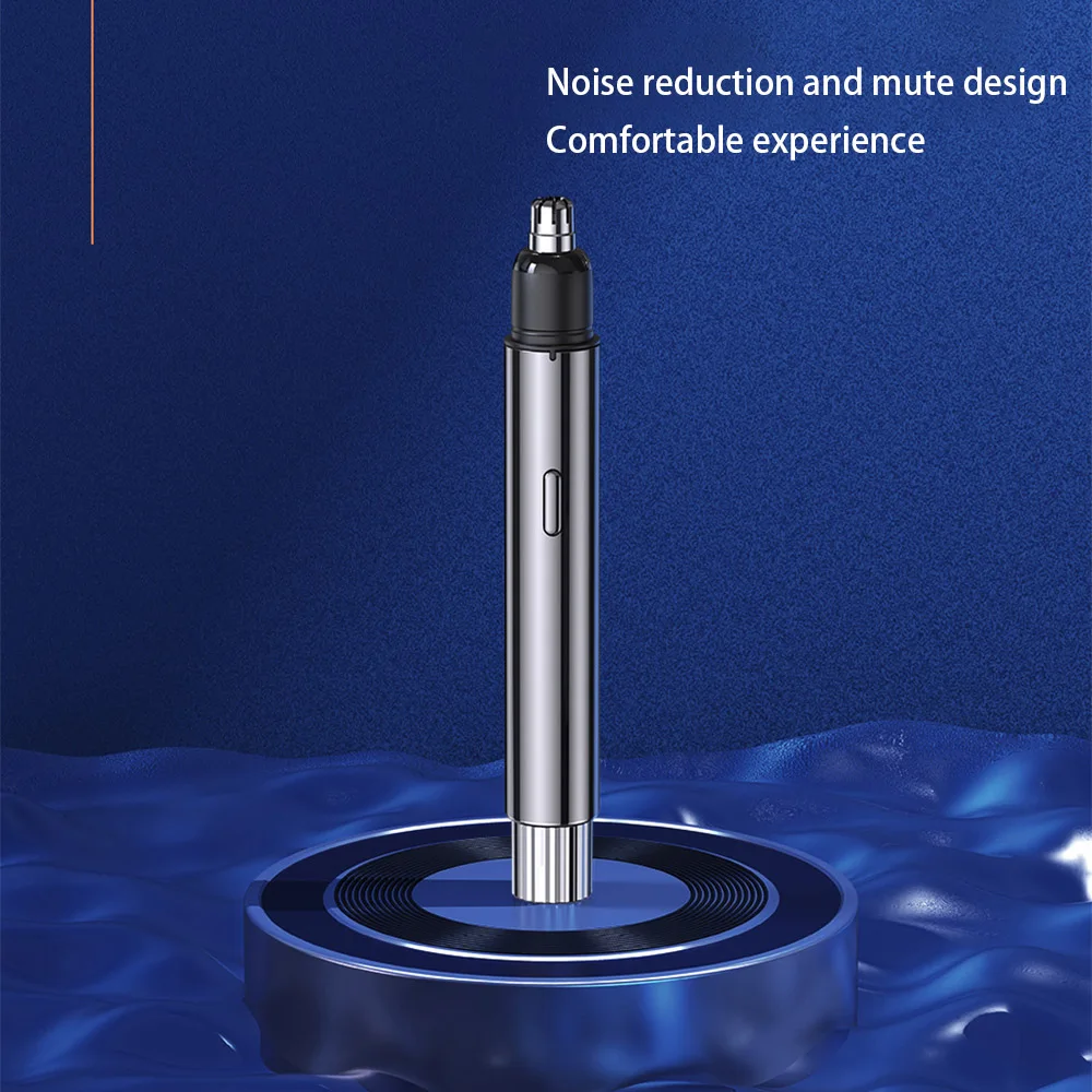 

Электрическая машинка для стрижки волос в носу, перезаряжаемое кинетическое бритье два в одном, полностью автоматический моющийся триммер ...