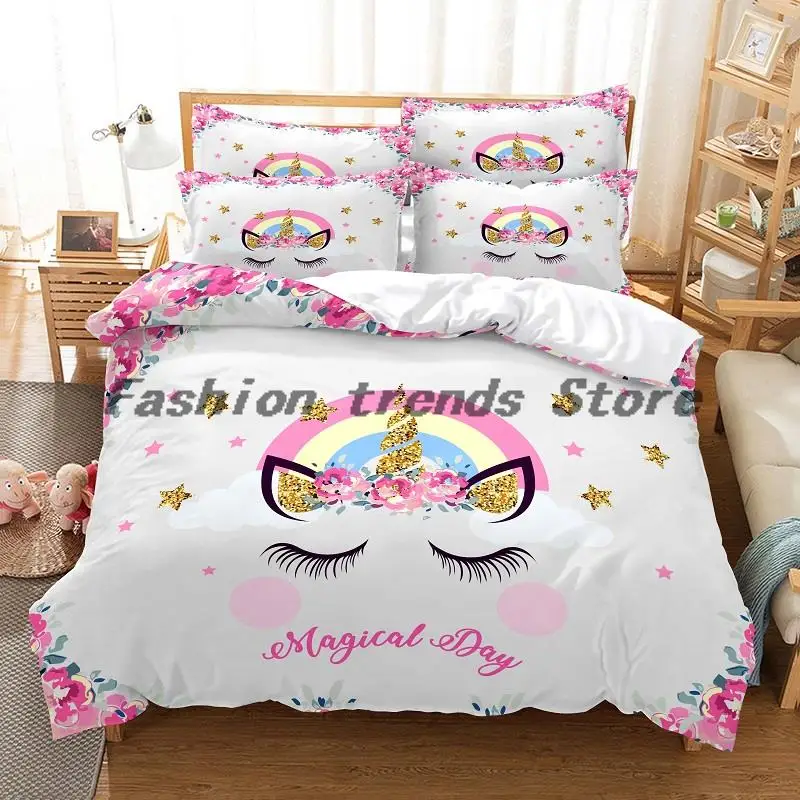 

Cartoon Children Bedding Set Duvet Cover Set 3d Bedding Digital Printing Bed Linen Queen Size Bedding Set Fashion Design