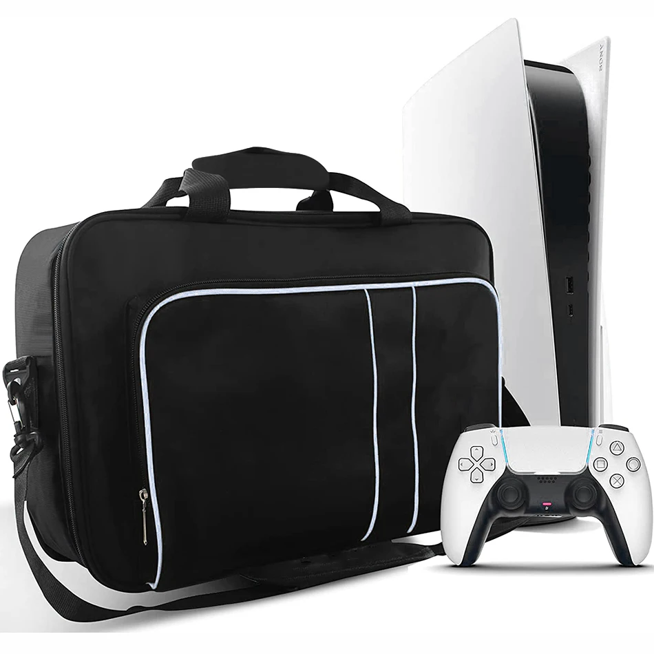 

Storage Bag Nylon Carry Case Travel Bag Compatible for Playstation 5 Digital Edition for Dualsense Controller