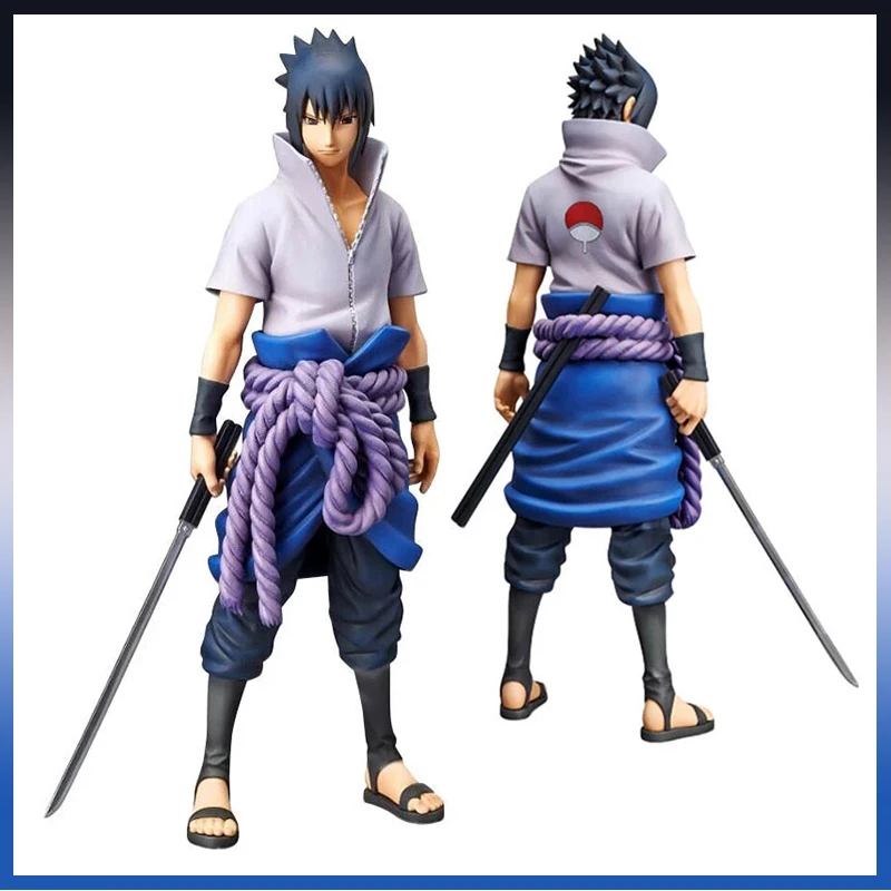 

28cm Figures Anime Action Figurine Model PVC Collection Cartoon Kids Toys Boy Birthday Gift Учиха Саске Припарка Фигуры Наруто
