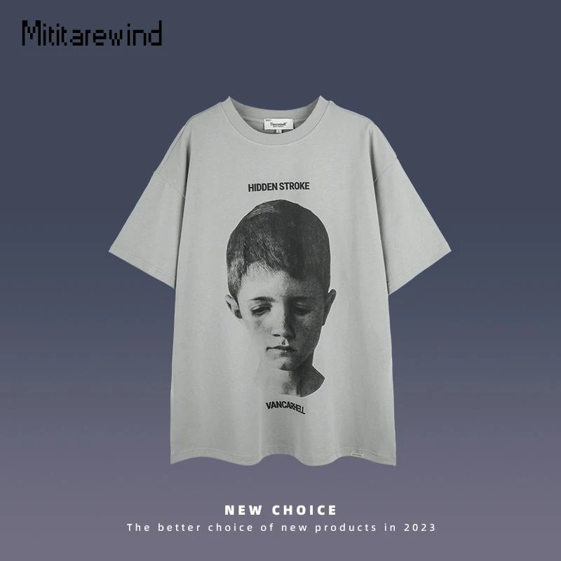 

Футболка Мужская/женская оверсайз с коротким рукавом и круглым вырезом