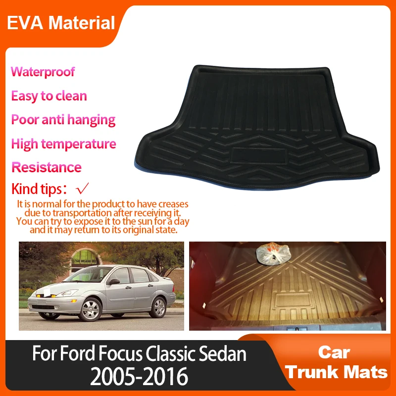Для Ford Focus Classic 2005 ~ 2016 коврик в багажник задний седан грузовой интерьер