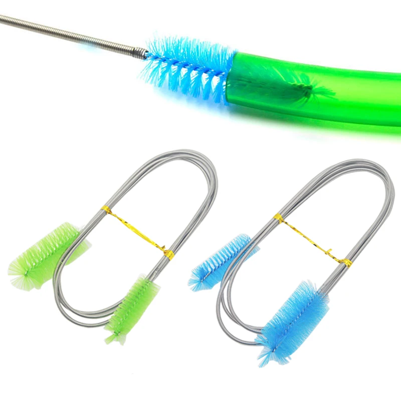 

Aquarium Cleaning Brush for Water Filter Pump lily Pipe Air Tube Hose Stainless Steel Flexible Hose Brush Water Pump Accessories