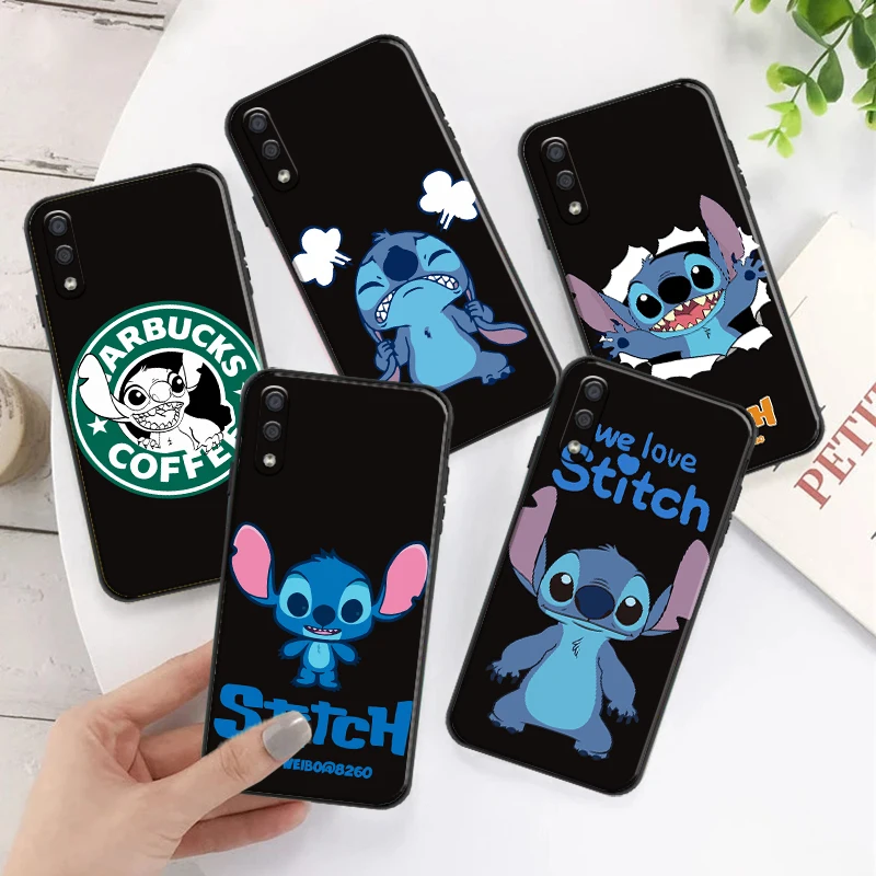 

Cute Cartoon-stitch- Phone Case For Samsung Galaxy A01 A01 Core Funda Ultra-Thin Coque Soft TPU Bumper Carcasa Black