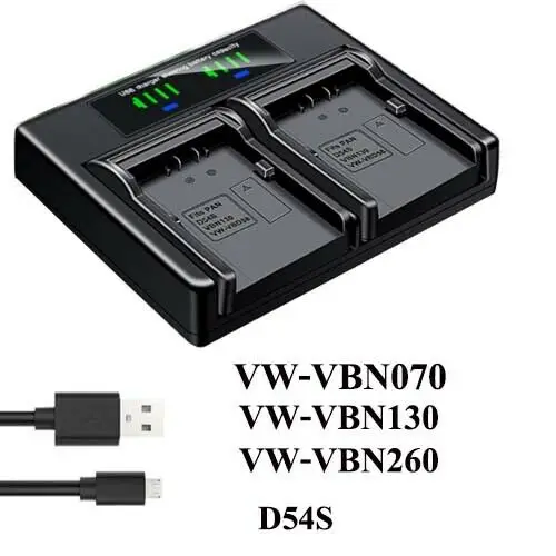 

Двойное зарядное устройство для Panasonic HDC-SD800GK -3D SD800K SD800P SD900 SD909