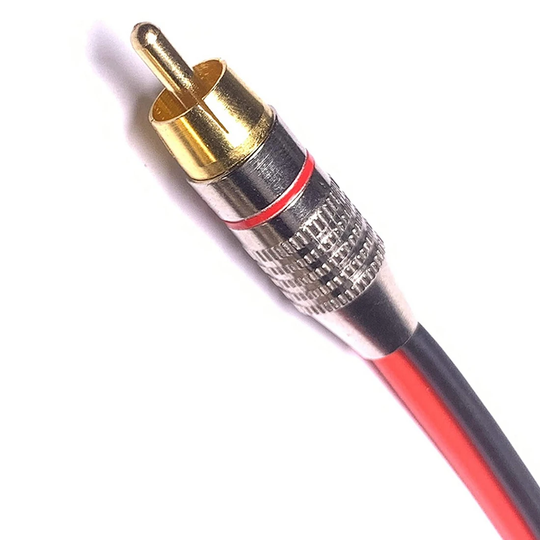 Адаптер кабелей динамиков на штекер RCA 2-канальный (1 ножка)