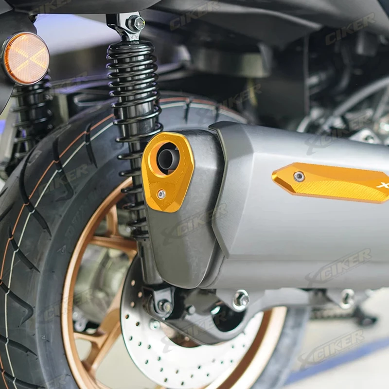 Наконечник глушителя дляYamaha XMAX300/250/125 модифицированный выхлопной тепловой щит
