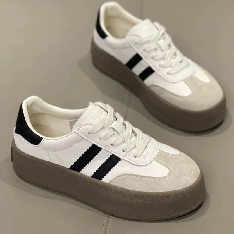 Женская повседневная уличная спортивная обувь на шнуровке 2024 весенне-осенние