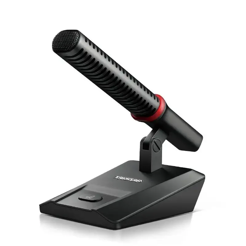 Фото Проводной кардиоидный конференц-микрофон Takstar MS800 с максимальным углом наклона на 50 градусов °   для крупных отчетов и публичных выступлений №2
