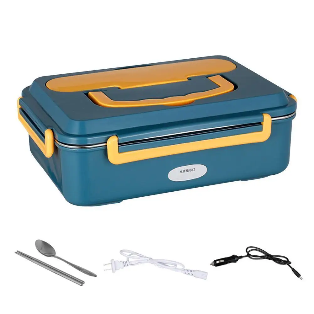 

Портативный Ланч-бокс 2 в 1 с электрическим подогревом, 12 В, 24 В, 110 В, 220 В