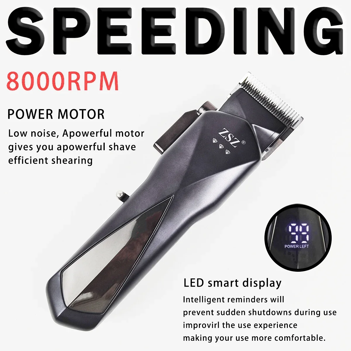 Профессиональная электрическая машинка для стрижки волос ZSZ N35 высокоскоростной