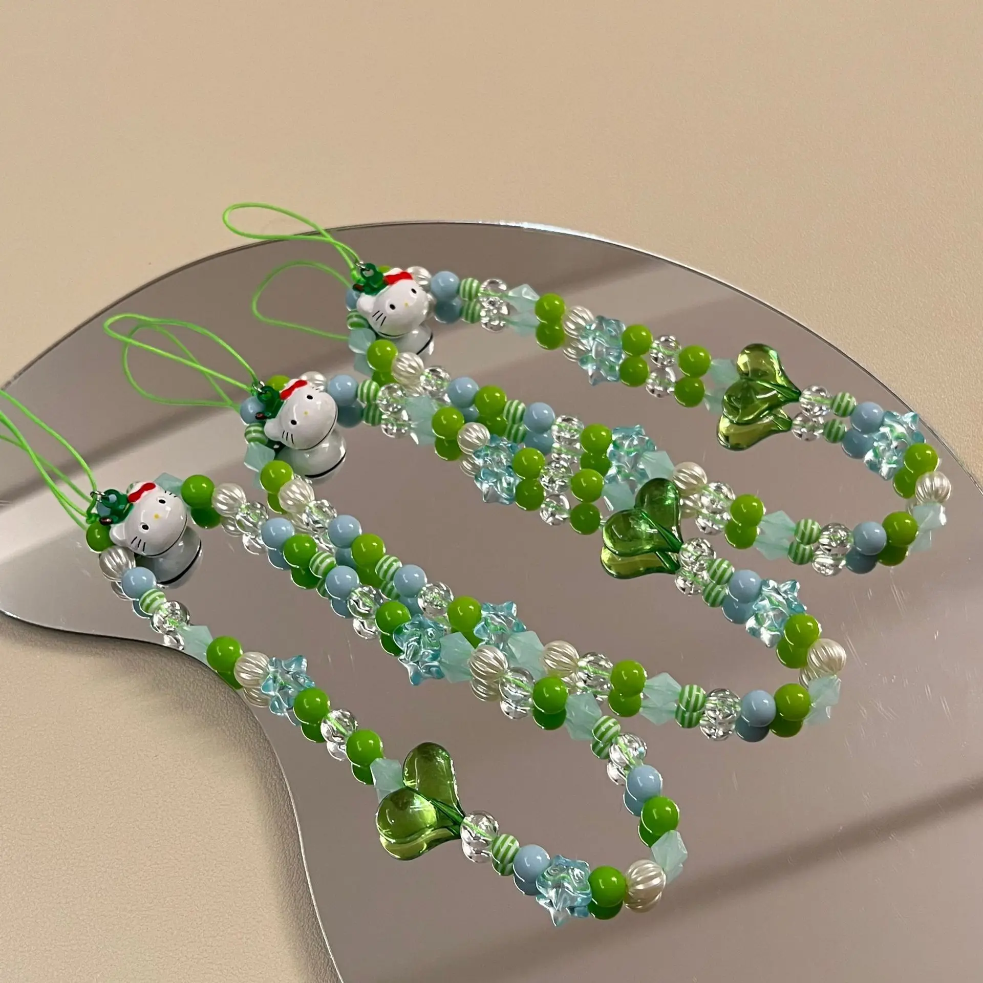 

Sanrio My Melody Cinnamoroll Hello Kitty Kuromi милый мультяшный ремень для телефона на цепочке кавайная кукла кулон Y2K милая девочка платье подарки