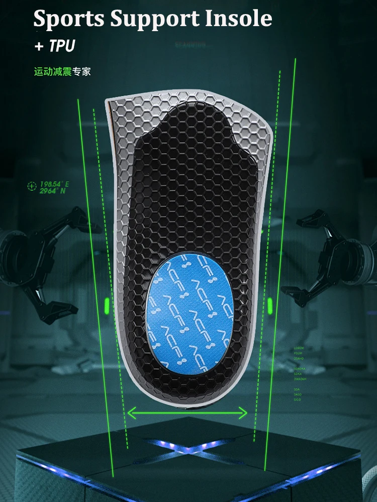 NOIPACE Premium ACF Orthopedic Insoles Sneakers TPU Arch Support Orthotics Inserts Relieve Plantar Fasciitis and Knee Pain