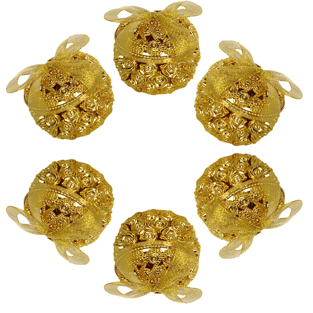 

6Pcs Plastic Candy Boxes European Style Wedding Candy Boxes Home Party Gift Packaging Boxes