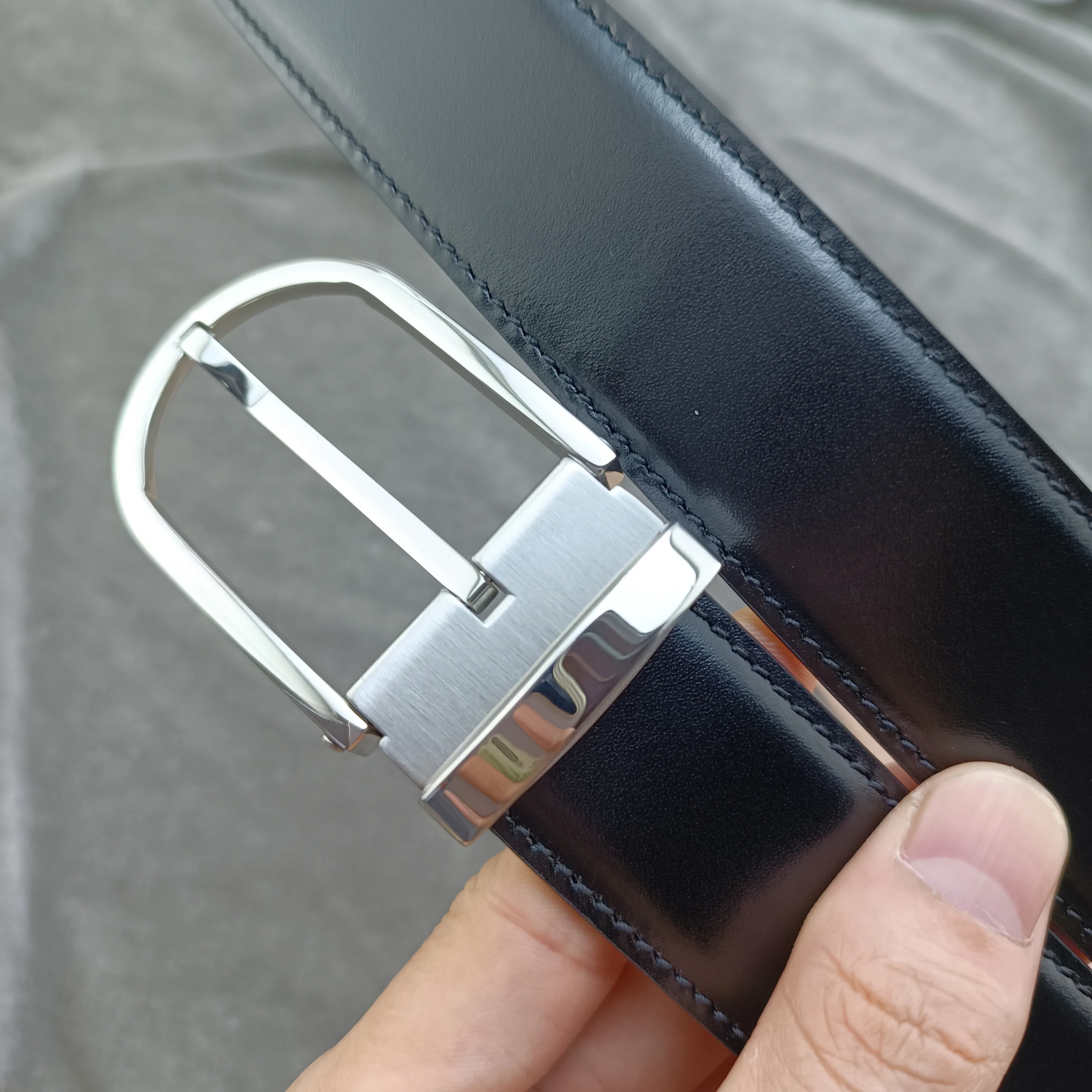 NFC используется для замены Безголового ремня мужской кожаный без пряжки