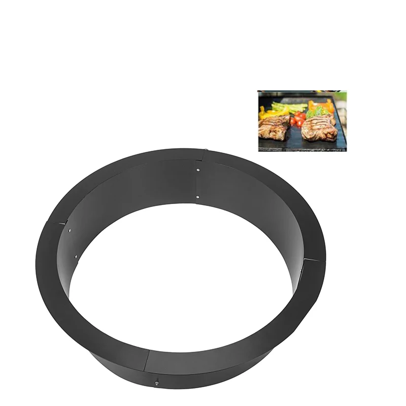 

home use Fire Pit Ring/Liner DIY Q235 Steel 45 Inch Outside x 39 Inch Inside outdoor stainless steel fire pits