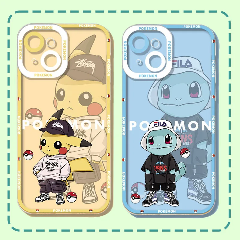 Мультяшный мягкий чехол P-Pokemon для Xiaomi 13T 12T 11T 10T 14 13 12 11 Lite 5G NE POCO F6 X6 Pro X3 NFC X5 X4 GT F3 F4 F5