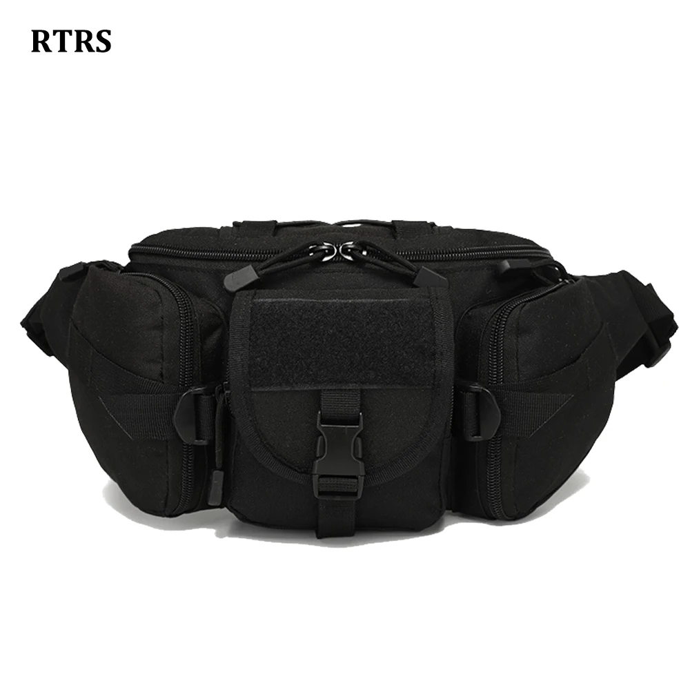 

Outdoor sports waterproof waist bag fishing multifunctional chest bag men's and women's camouflage Game Hiking Camping Bag