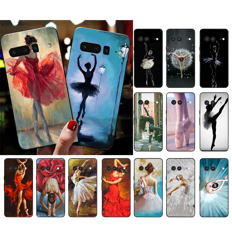 

Phone Case for Google Pixel 7 Pro 7a 6A 6 Pro 5A 4A 3A Pixel 4 XL Pixel 5 6 4 3 XL 3A XL 2 XL Ballet Dance Girl Case