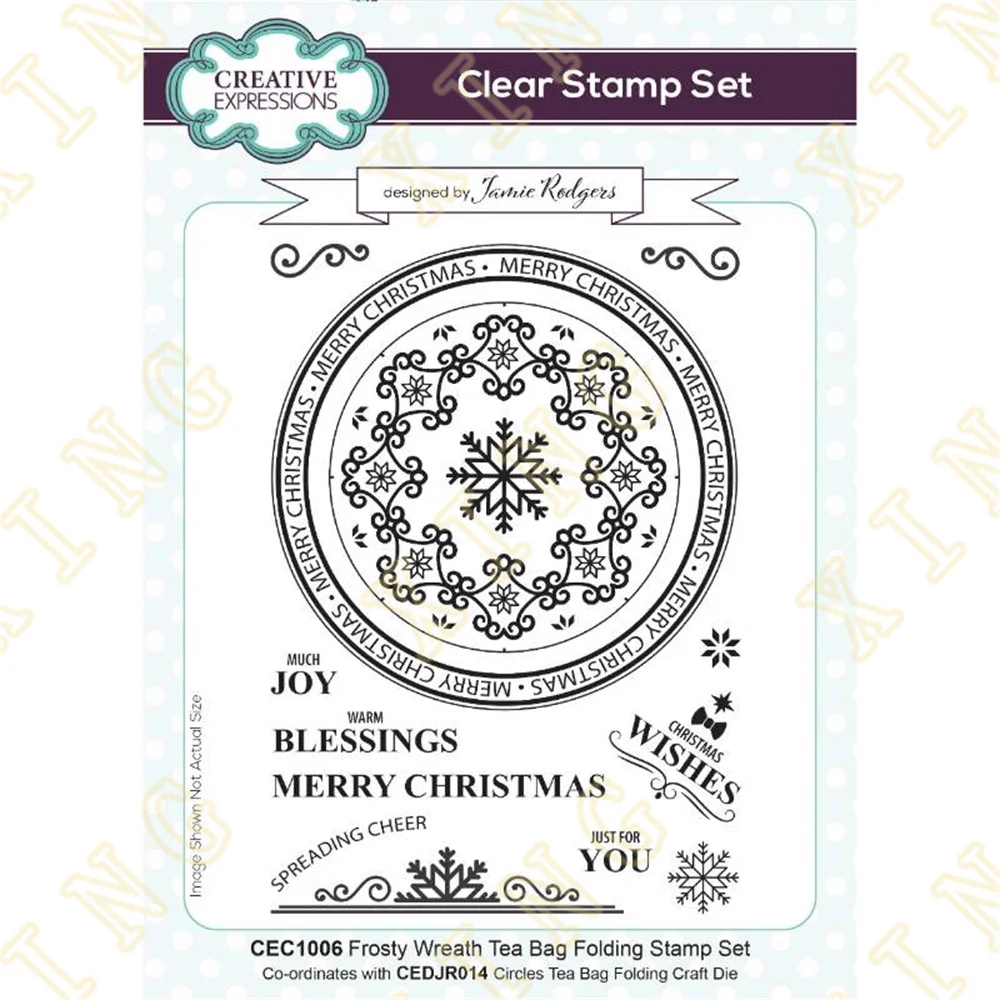 

Christmas Wreath 2022 New Arrival Clear Silicone Stamps Diy Scrapbook Diary Decoration Embossed Paper Card Album Craft Template