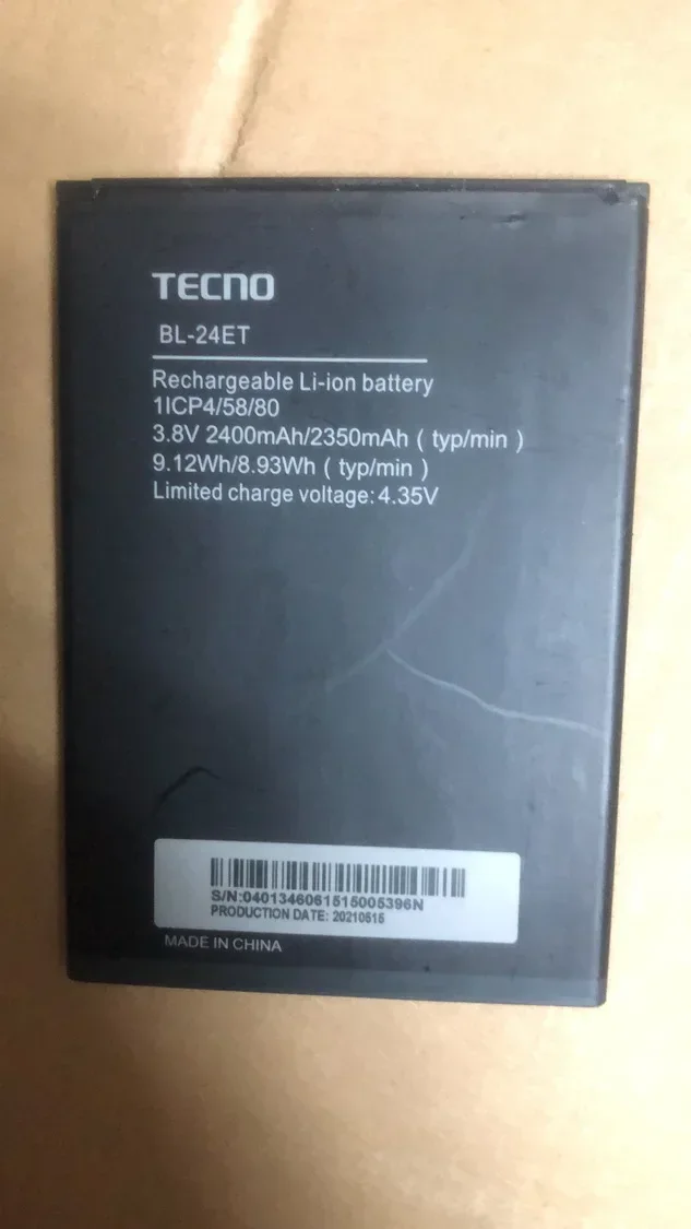 Аккумулятор для TECNO BL-25BT BL-29BT BL-15FT BL-15DT BL-19CI BL-19CT BL-15GI BL-24ET