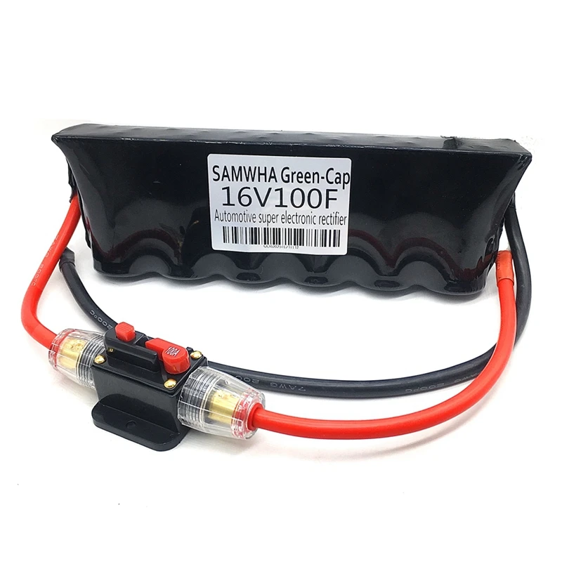 

Super Farah Capacitor Battery Module 16V100F Start Rectifier To Protect The Battery Fuel Saving And Voltage Regulation