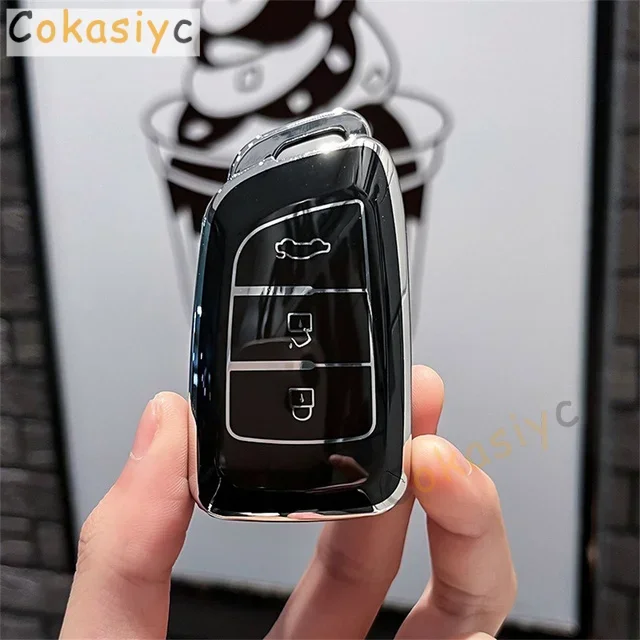 

Для Dongfeng E70 2021 2022 2023 AX7 2019 H30 Cross 2018 ТПУ чехол для автомобильного ключа, чехол для дистанционного управления, защитный брелок, автоаксессуары