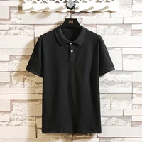 2022 spring and summer mens new solid color short sleeve t shirt mens quick drying polo shirt 65 cotton comfortable short t s