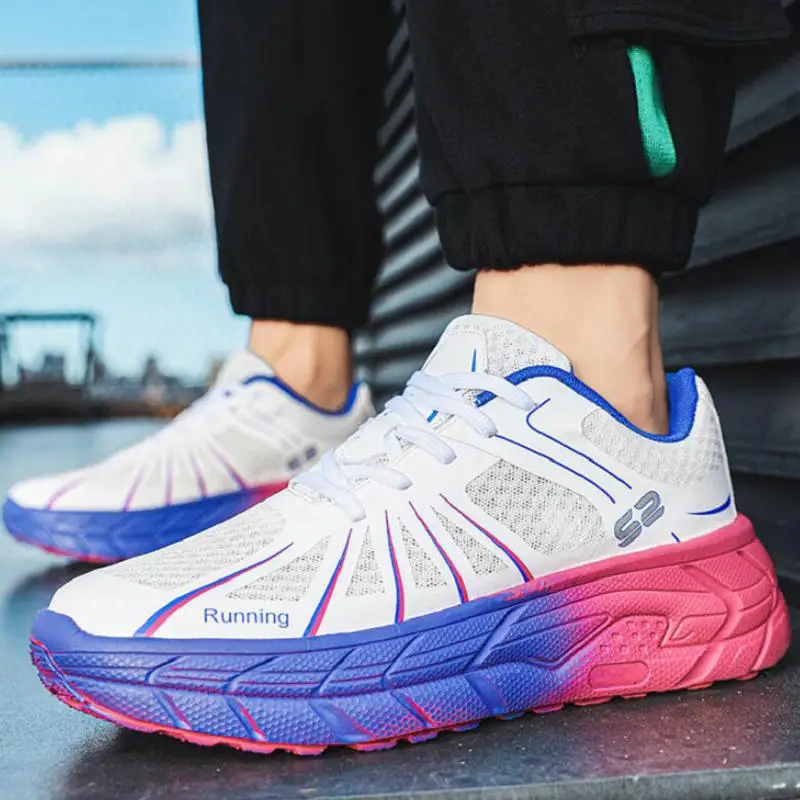 45 Big Size Men Sneakers Running Shoes Fashion Outdoor Jogging Tenis Sports Shoe Mesh Breathable Cushioning Basketball Footwear