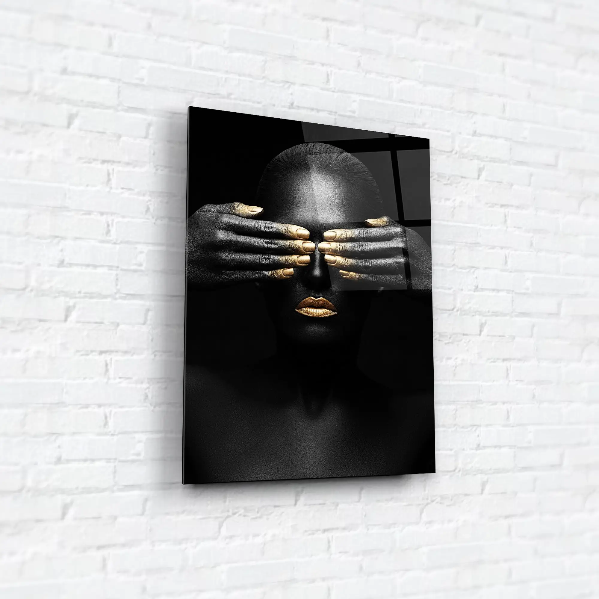 Картина на стекле &quotНе смотрю золото&quot 60x80 см |