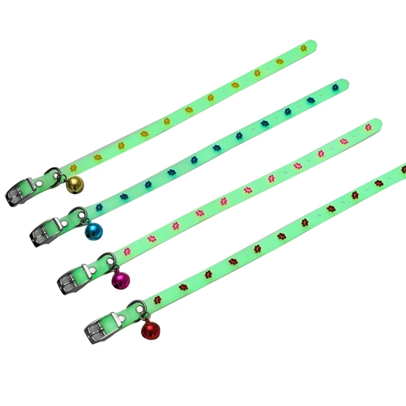 

Glowing Collars Light Luminous Silicone Neck Ring Adjustable Necklace Safety Night Walking Pet Anti-Lost Accessories