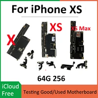 for iphone x xs max motherboard good working unlock free icloud clean board withwithout face id original iphone x mainboard 64g
