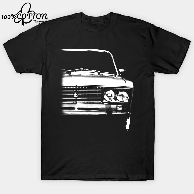 Футболка LE Lada с русским классическим принтом автомобиля модная забавная