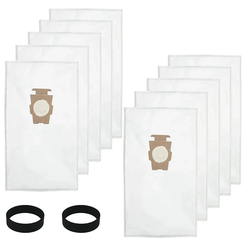 

Пылесборники и 2 ремня для пылесоса Kirby 204811, 204814, 205811 Style F,G3 G4 G5 G6 G7 G8 G9 G10 G11 G12, 10 упаковок