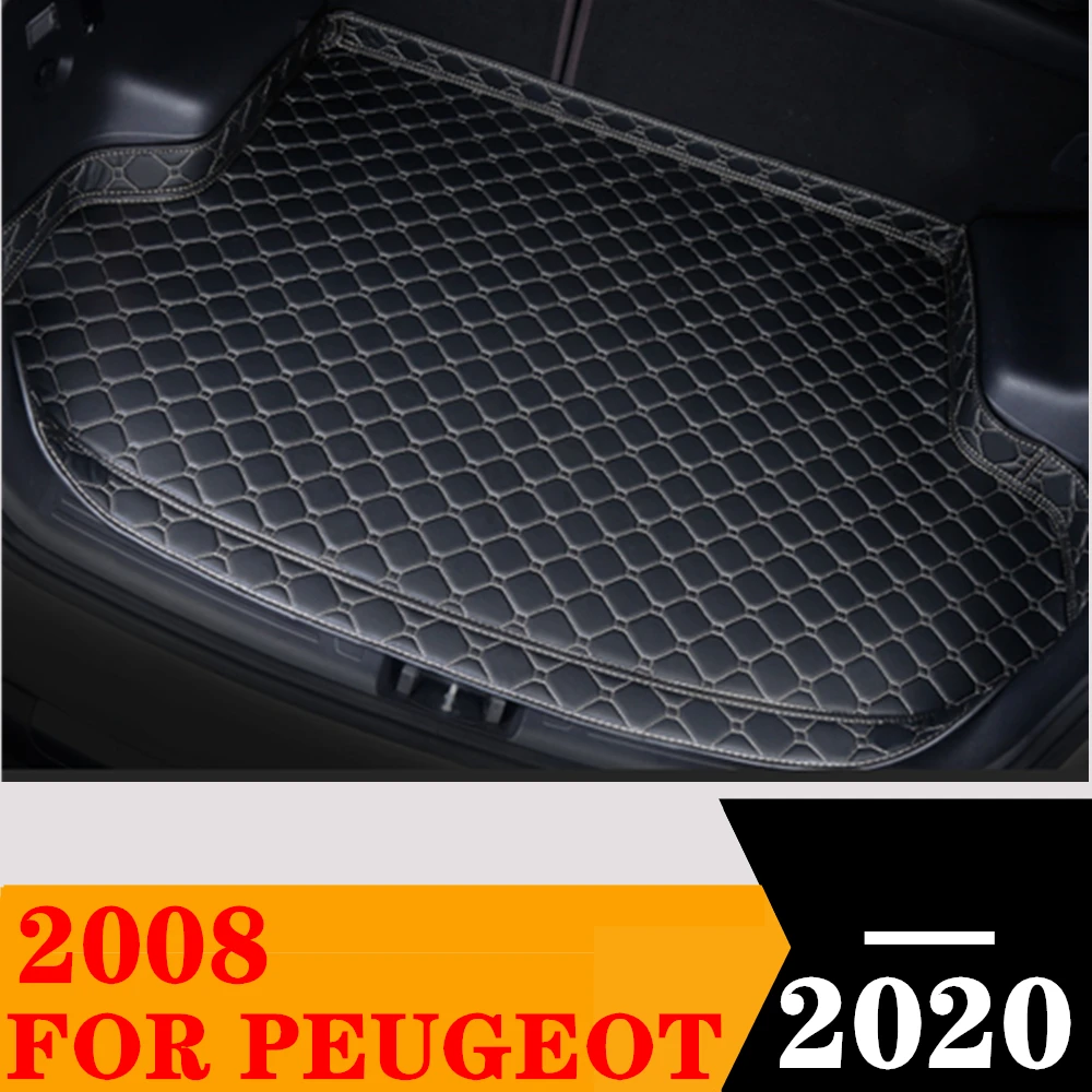 

Sinjayer Car Trunk Mat Waterproof AUTO Parts Tail Boot Carpets High Side Rear Cargo Liner Pad Fit For Peugeot 2008 YEAR 2020