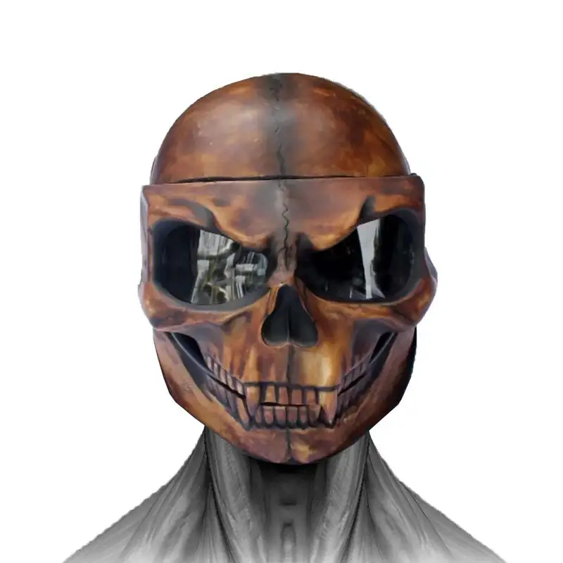 

Ghost Rider Skull Helmets Skull Skeleton Helmets Full Face Skeleton Skull Helmets With Lens Full Face Skull Skeleton Helmets