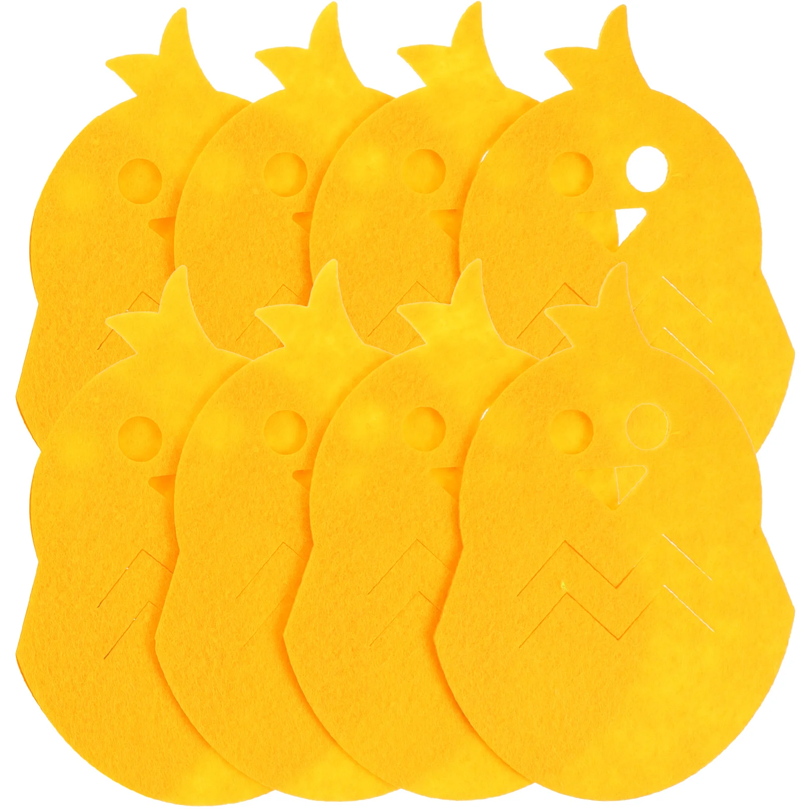 

Easter Cutlery Holder Holders Silverware Pouch Utensil Tableware Holiday Bunny Flatware Table Cover Fork Party Chick Fabric