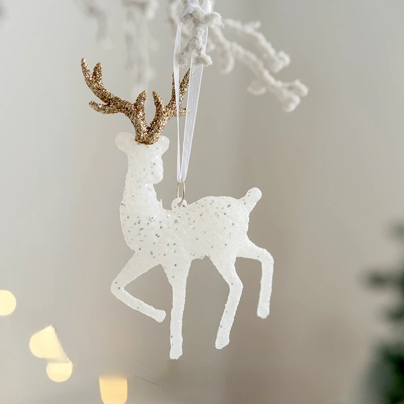 

Украшение для рождественской елки, подвеска в виде лося на Новый год 2023, рождественские украшения для дома, подарок на Рождественский олень