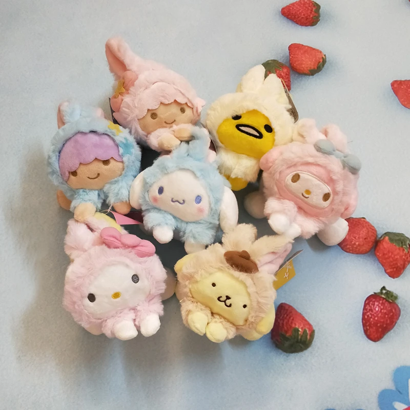 

Японская Одиночная лимитированная с принтом маленькая двойная звезда Cinnamoroll подвеска плюшевая кукла игрушки хобби мягкие животные праздни...