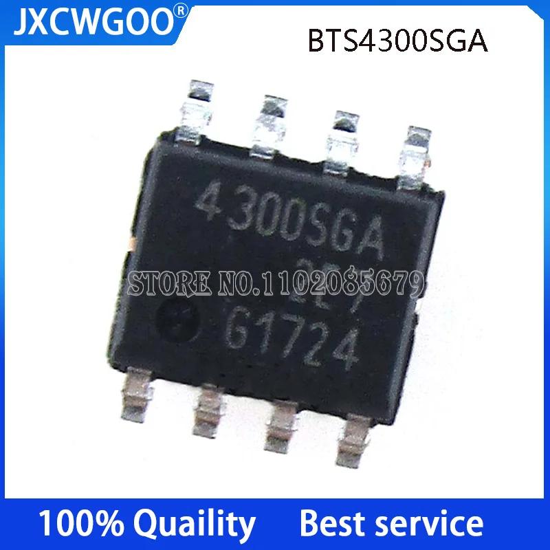

5PCS BTS4300SGA 4300SGA SOP-8 Automobile computer board IC chip New original