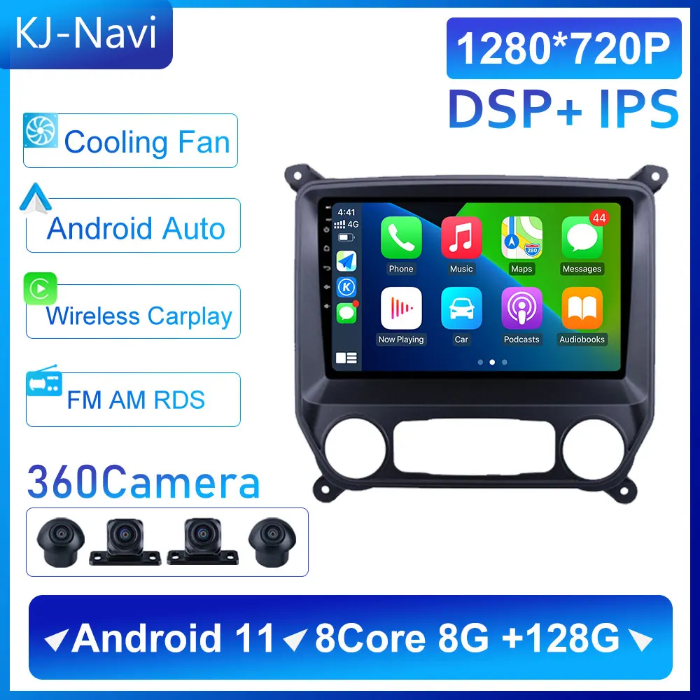 

Android 11 For Chevrolet Silverado 3 GMTK2 2014 2015 2016 2017 2018 Car Radio Stereo Car Multimedia Player NO 2Din DVD