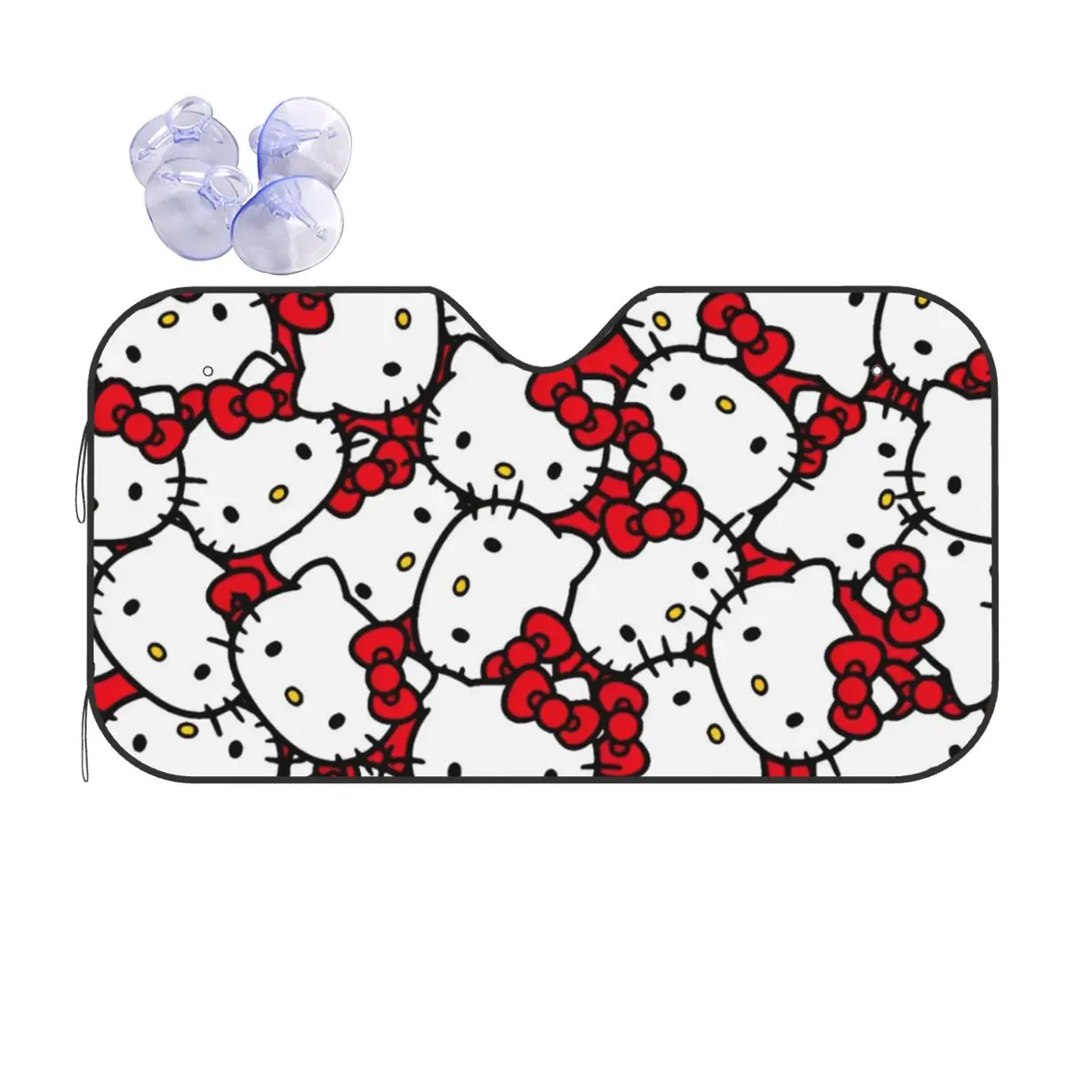 Солнцезащитный козырек на лобовое стекло Hello Kitty потрясающий переднее окно