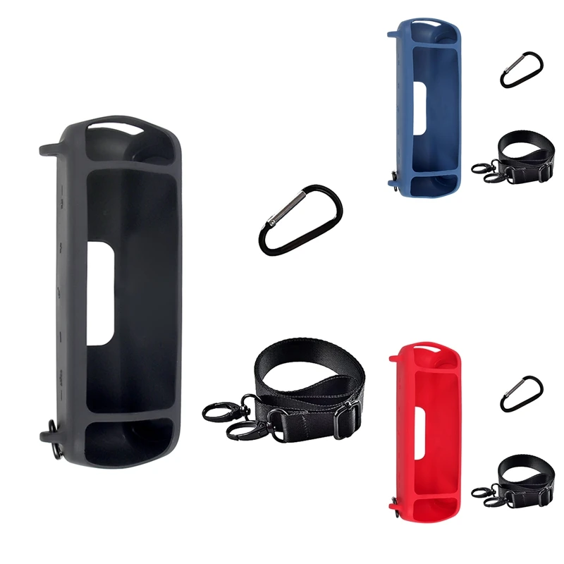

Силиконовый чехол для Anker Soundcore Motion + Bluetooth динамик водонепроницаемый резиновый Дорожный Чехол с карабином