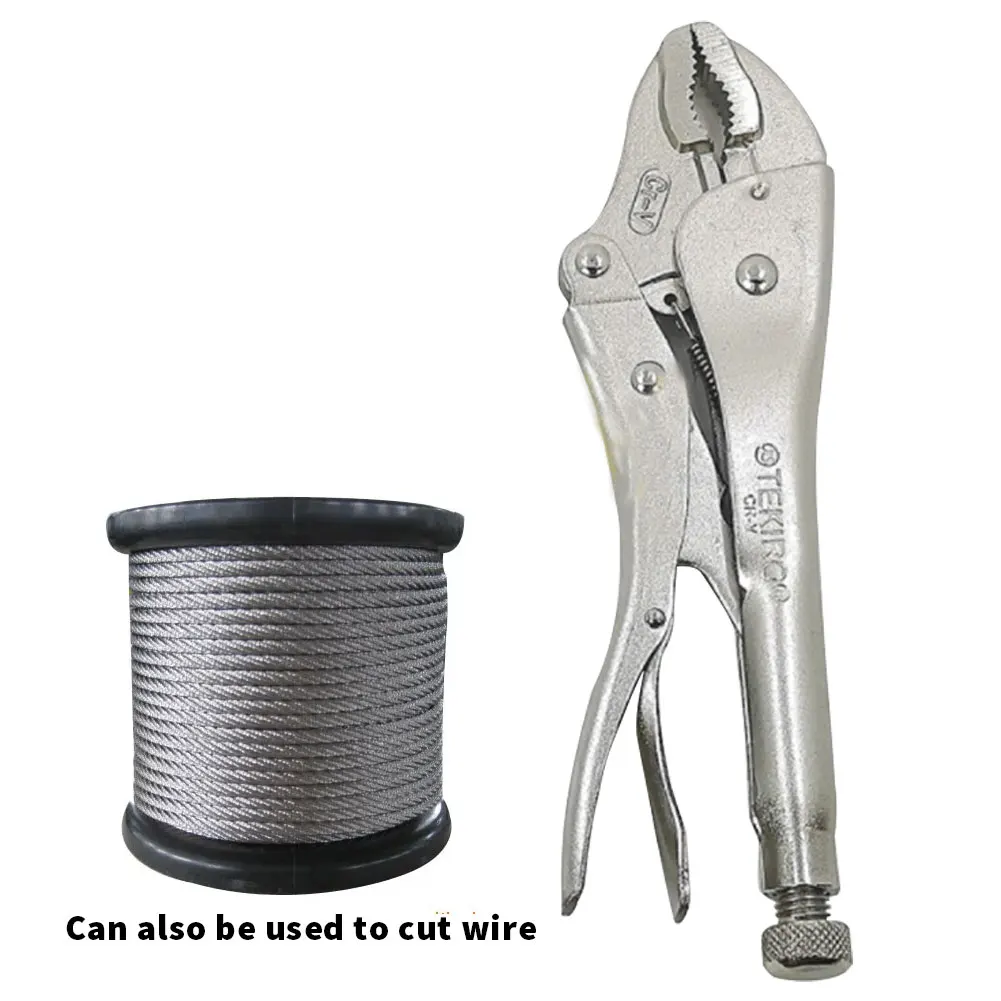 

10 дюймовые тиски Блокировка ручки плоскогубцы инструмент изогнутая губка труба эргономичный профессиональный Прочный простой в использов...